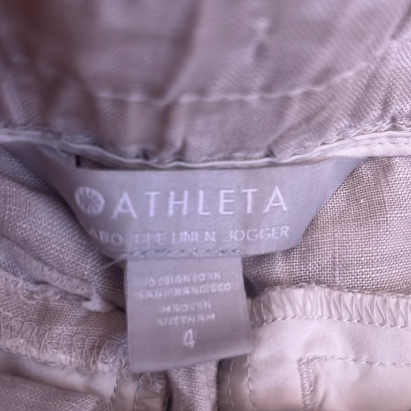 ATHLETA CABO TIDE camouflage linen jogger pants - Picture 7 of 8